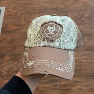 Ariat lace hat